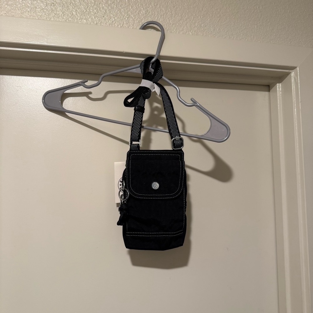 Kipling Black mini cross body bag